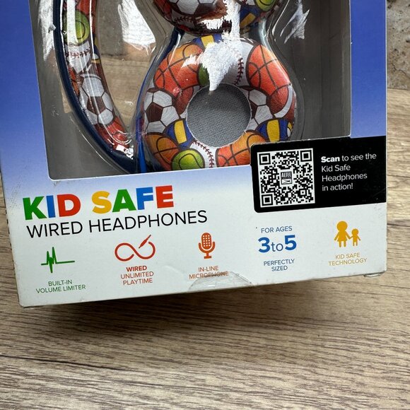 Lot Of 2 Altec Lansing Kids Safe Wired Headphones Blue, Pink Age 3 To 5 NIB - Picture 6 of 15